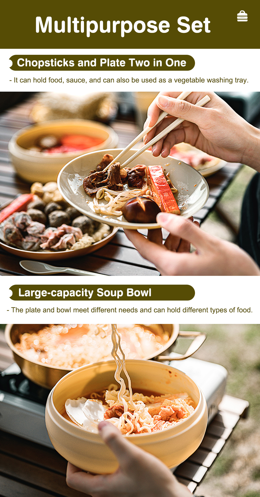 Outdoor Tableware Set-4